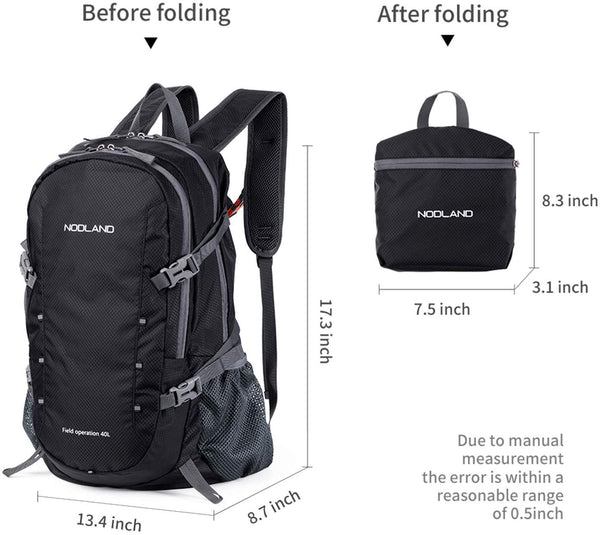 NODLAND 40 Foldable Daypack