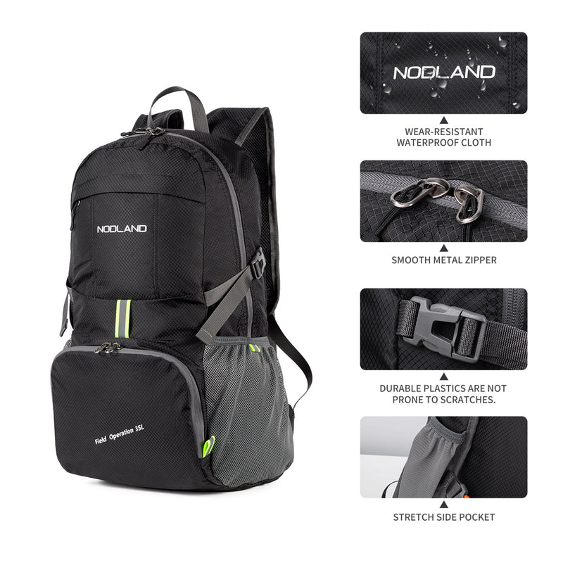 NODLAND 35 Foldable Daypack